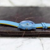 CAT Insignia with Blue Rubber Strap Men's Watch | LJ.100.26.626