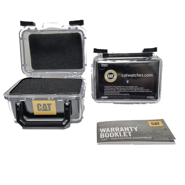 CAT Insignia with Blue Rubber Strap Men's Watch | LJ.100.26.626