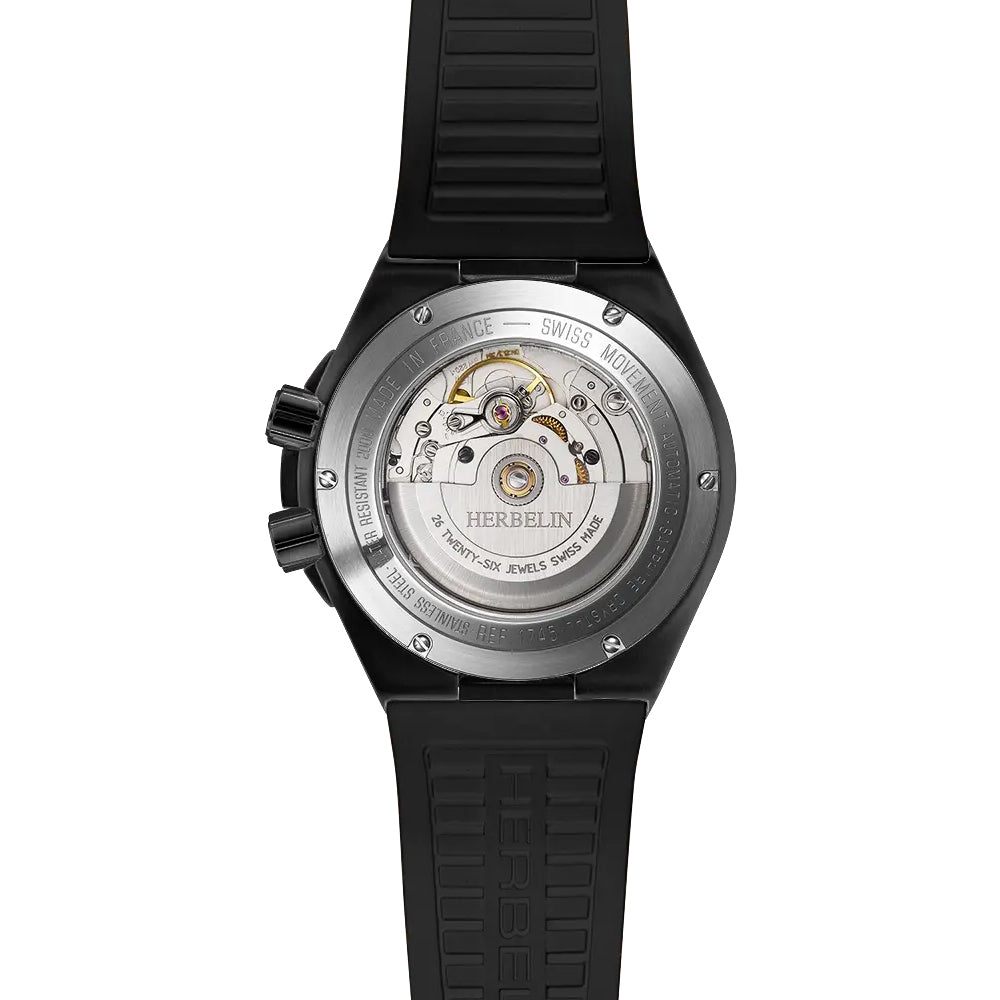 Herbelin Cap Camarat Diver Automatique Noir Men's Watch | 1745N14CA