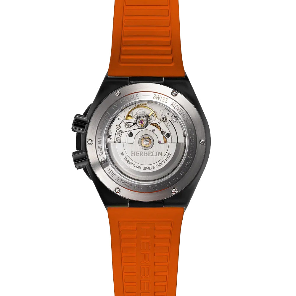 Herbelin Cap Camarat Diver Automatique Black Dial Men's Watch | 1745N14CMD