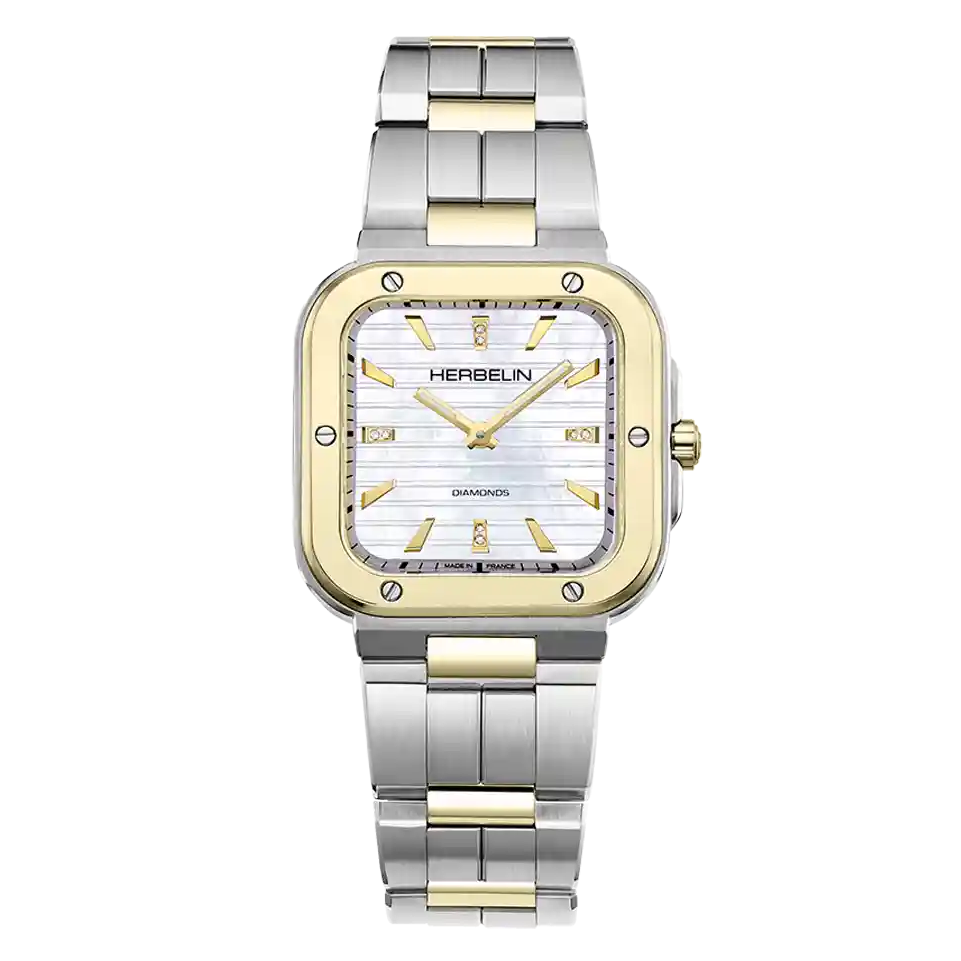 Herbelin Cap Camarat Mother-of-Pearl Dial Diamond Women’s Watch | 17546BT1N89