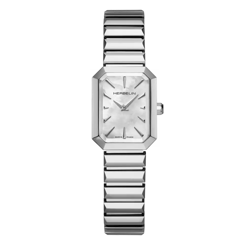 HERBELIN Octogone Quartz White Mother of Pearl 26mm Women's Watch | 17556B19