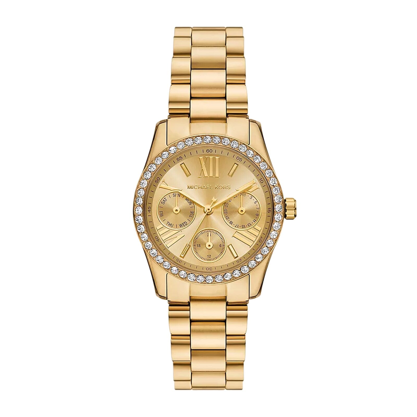 Michael Kors Lexington Gold & Gold Stainless Steel 36mm Women's Watch | MK4982