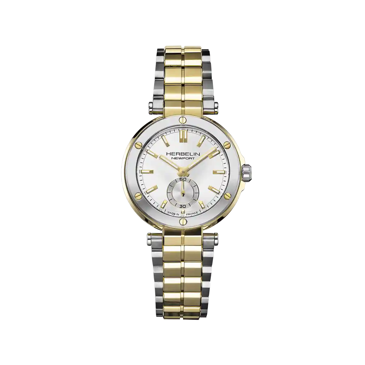 Herbelin Newport TT Steel & Gold PVD Luminous Dial Women's Watch | 18289BT1N12