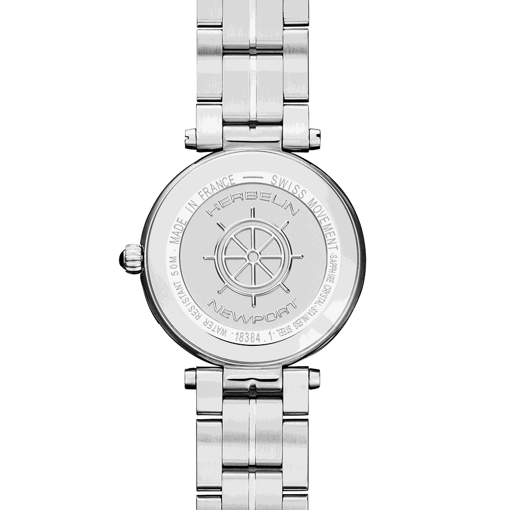 Herbelin Newport Classics Swiss Quartz Mother of Pearl Dial Women's Watch | 18384/B29