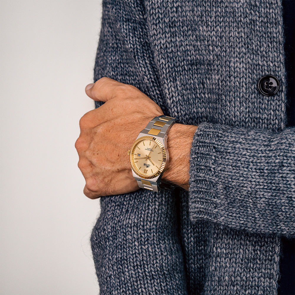 Lotus Freedom 40mm Champagne Dial Stainless Steel Men's Watch | 18836/3