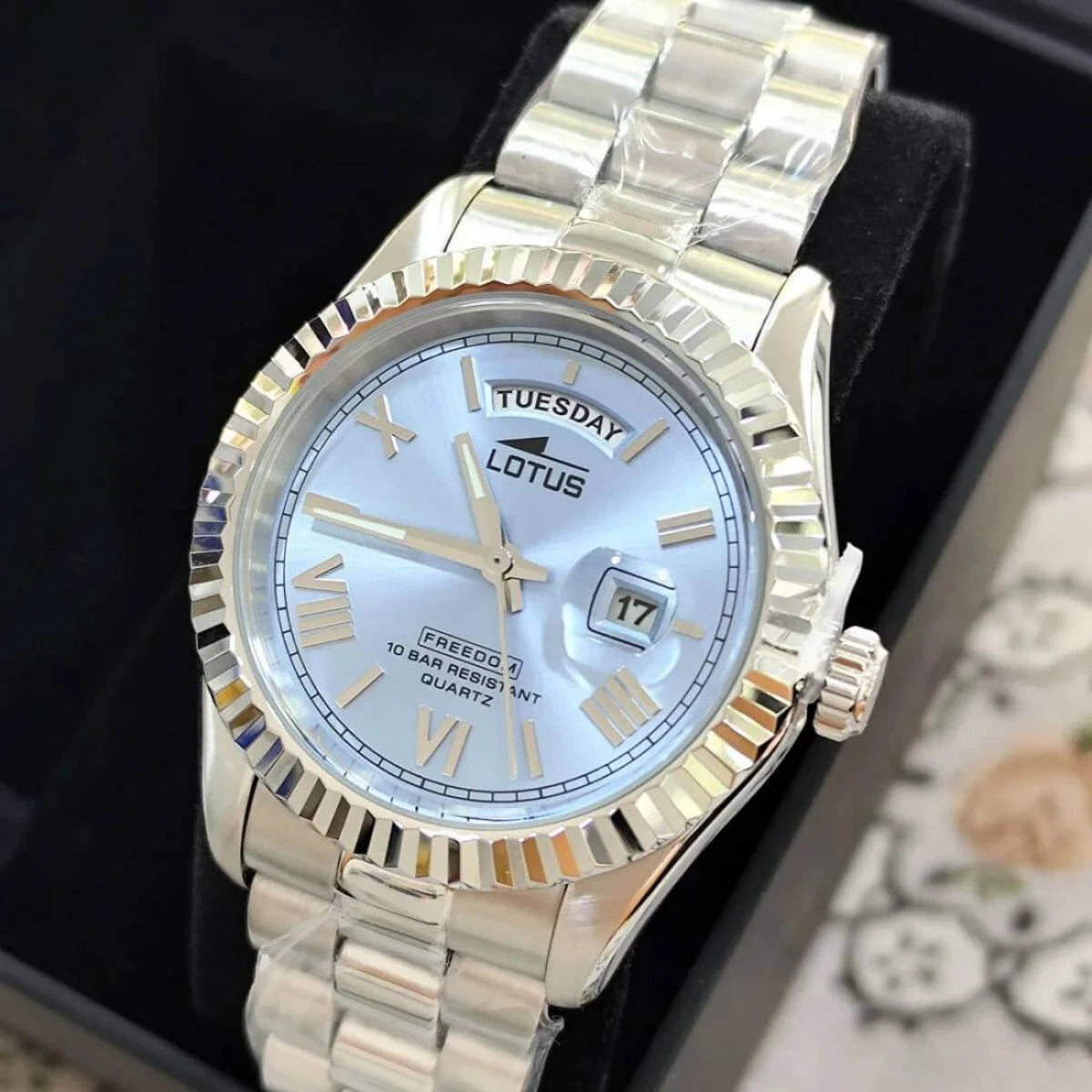 Lotus Freedom Silver & Stainless Steel 41mm Men's Watch | 18854/8
