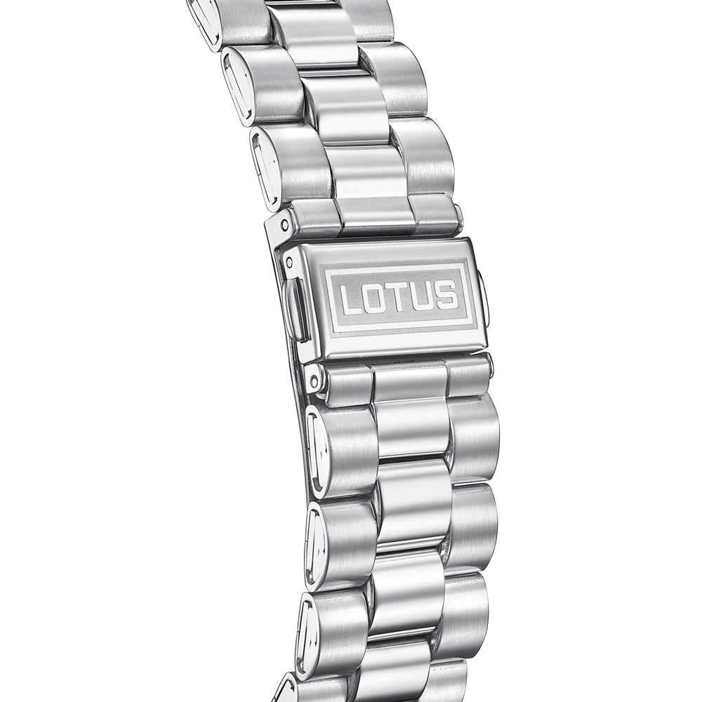 Lotus Freedom GTS 41mm Blue Dial Roman Numerals Stainless Steel Men's Watch | 18854/2