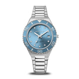 Bering Classic Blue Dial Calendar Stainless Steel Men's Watch | 18936-705