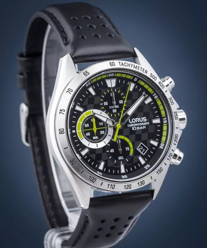 Lorus Black Sunray Dial Sports Men's Watch | RM315JX9