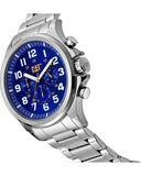 CAT Operator Chrono Blue Dial Stainless Steel Men's Watch | PU.143.11.617