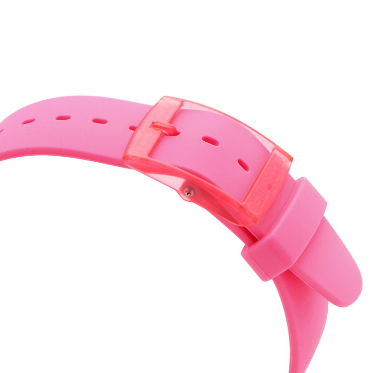 Swatch Pink Silicon Strap Women's Watch | SUOP700