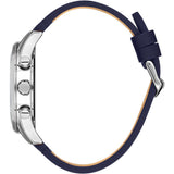 Bigotti Grey Blue Multi-Dial Blue Leather Strap Men's Watch | BG.1.10490-5