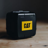 CAT H-Dial Black Lumi Calendar Yellow Batons Stainless Steel Men's Watch | QA.141.11.137
