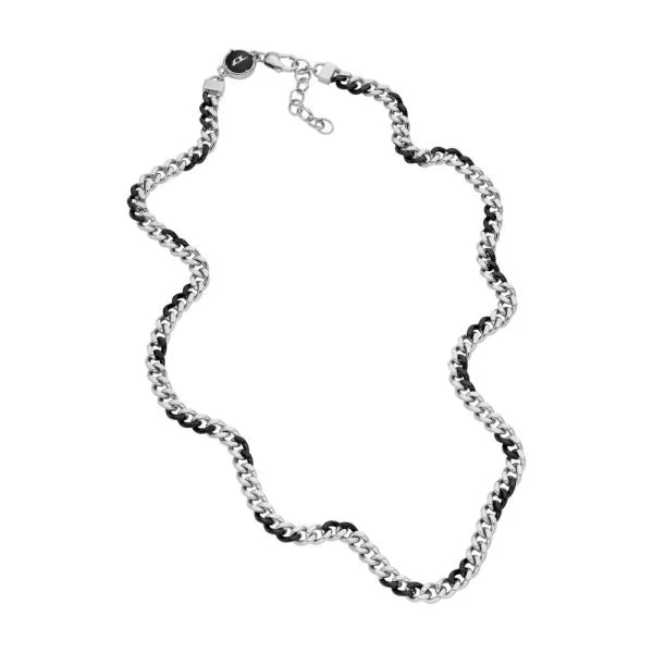 Diesel Two-Tone Stainless Steel Chain Unisex Necklace | DX1499931