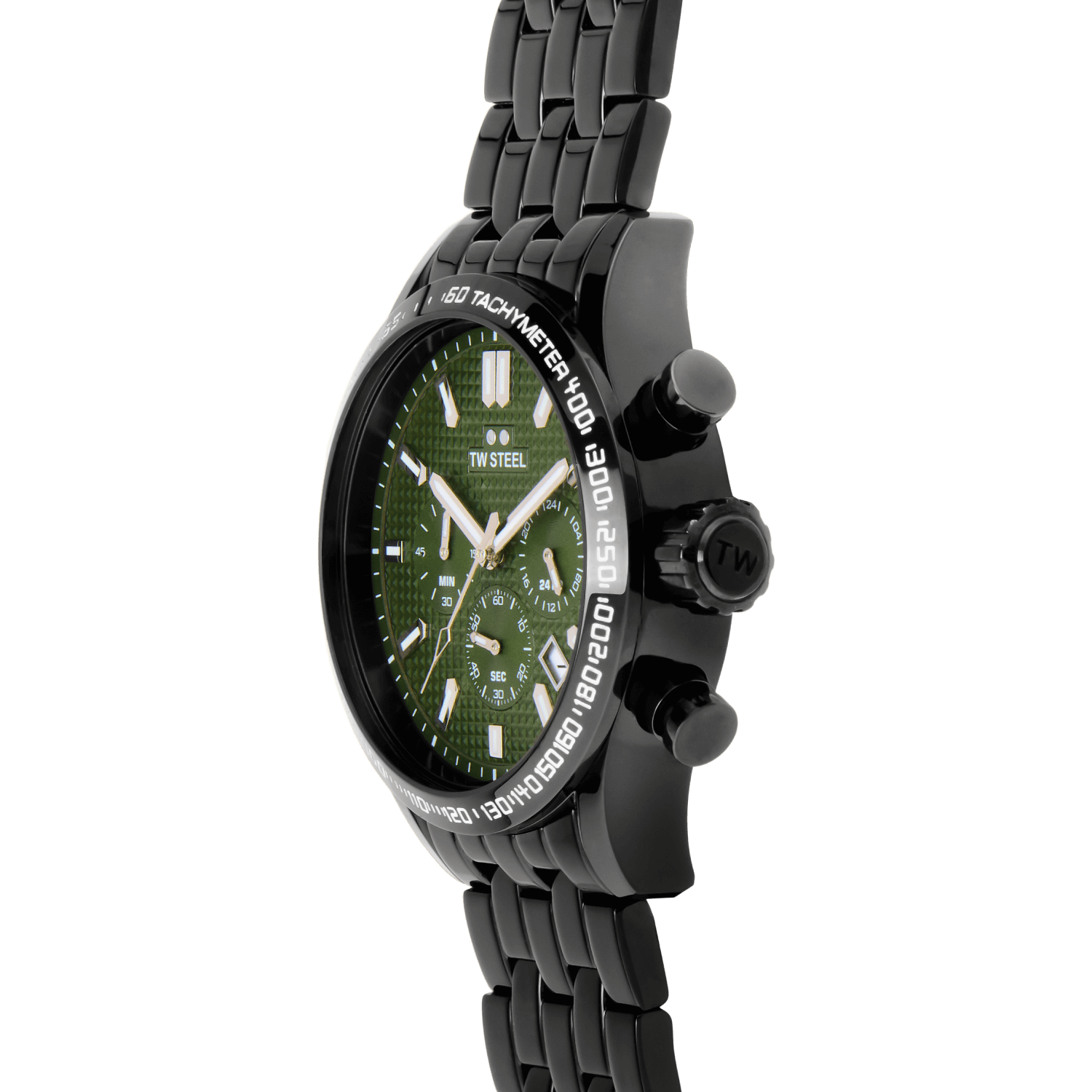 TW Steel Volante Chronograph Black Stainless Steel Men's Watch | VB3