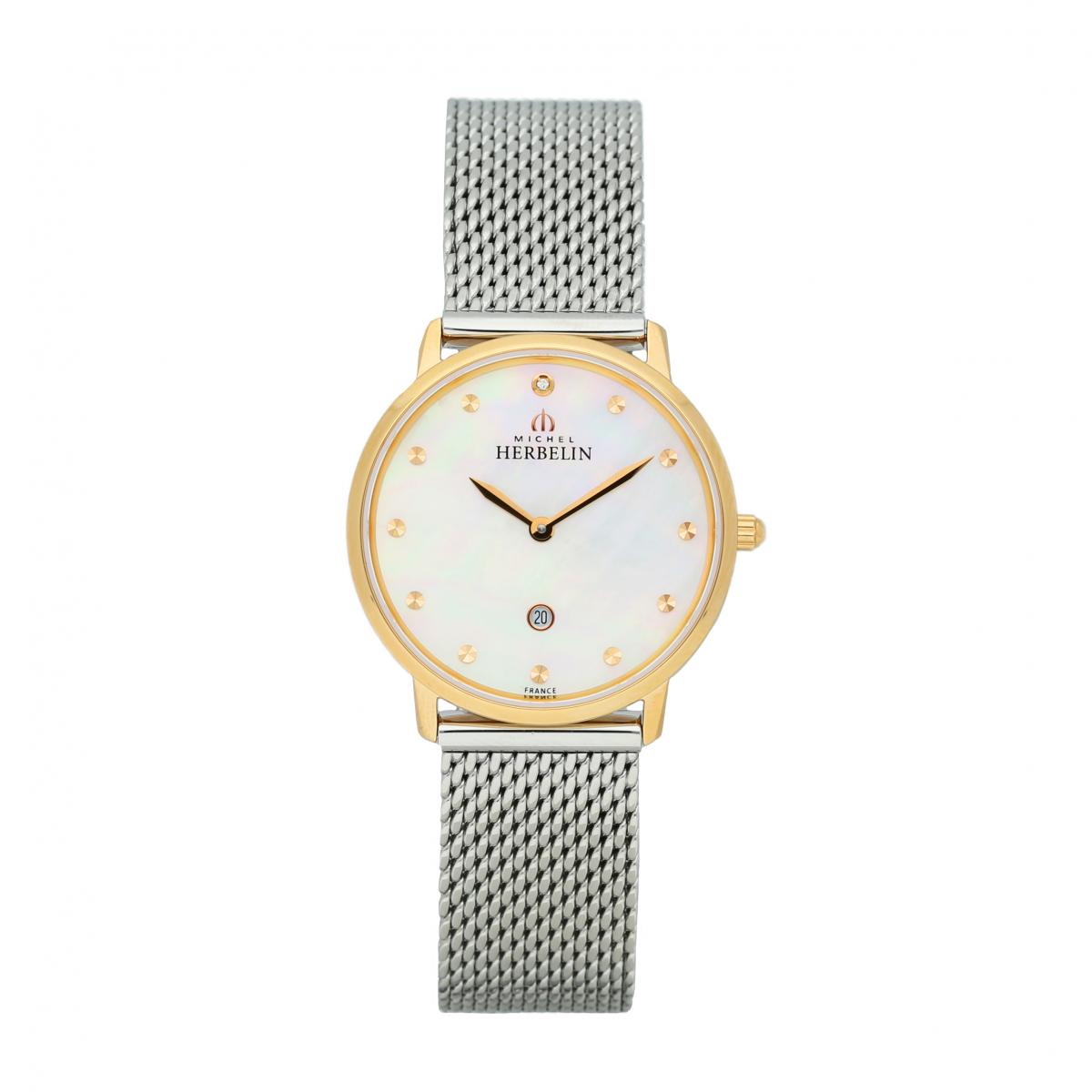 Herbelin City Mother of Pearl Dial Rose Gold Stainless Steel Women’s Watch | 16915/PR59B