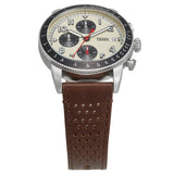 Fossil Sport Tourer Chronograph Brown LiteHide™ Leather Men's Watch | FS6042