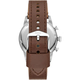 Fossil Sport Tourer Chronograph Brown LiteHide™ Leather Men's Watch | FS6042
