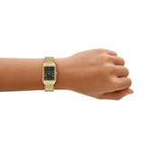 Fossil Raquel Quartz Black Dial Steel Strap Women’s Watch | ES5434