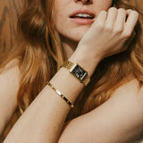 Fossil Raquel Quartz Black Dial Steel Strap Women’s Watch | ES5434