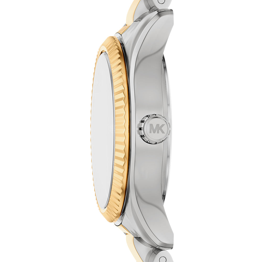 Michael Kors Lexington Blue Sunray Dial and Two-Tone Steel Bracelet 26mm Women's Watch | MK7579