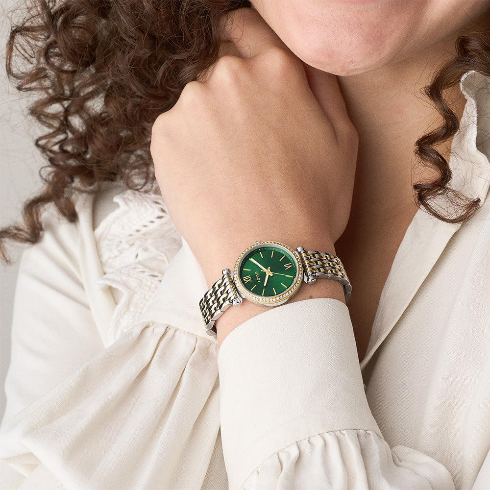 Fossil Cariie Two Tone Women's Watch | ES5439