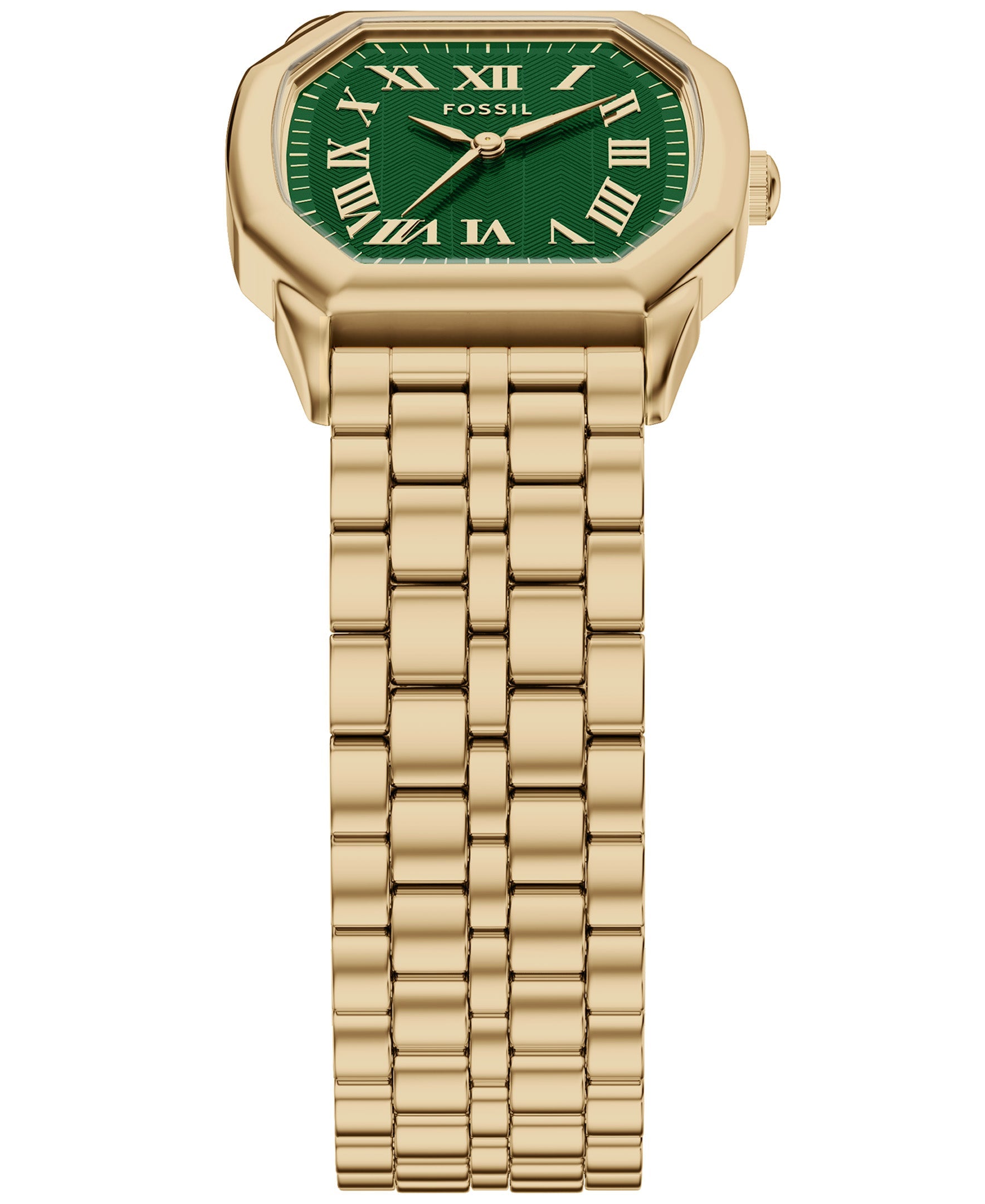 Fossil Harlow Green Dial Gold Women's Watch | ES5451