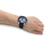Festina Timeless Chronograph Blue Dial Blue Leather Men's Watch | F20561/2