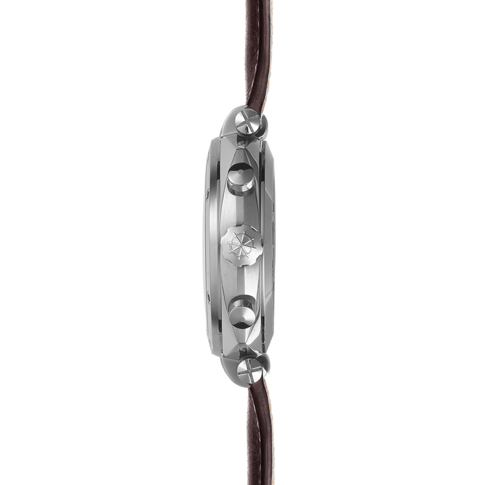 Herbelin Newport Héritage Chronograph Black Dial Men's Watch | 35664AP24B