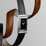 Herbelin Antares Black Dial Stainless Steel Women’s Watch | H17444AP04