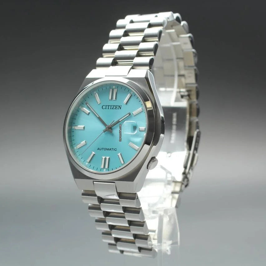 Citizen Tsuyosa Automatic Turquoise Dial Stainless Steel Men's Watch | NJ0151-88M