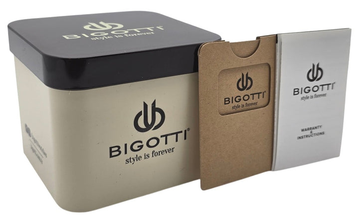 Bigotti Rose Gold Green Multi-Dial Watch | BG.1.10566-3