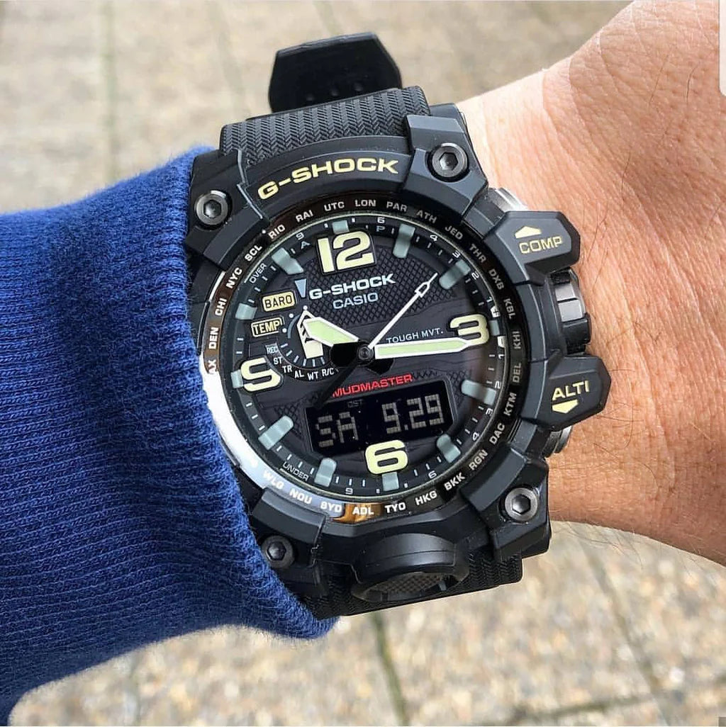 Casio G-Shock Mudmaster Black Dial Men’s Watch | GWG-1000-1ADR