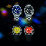 Seiko 5 Sport Automatic Yellow Dial with Black Strap Men's Watch | SRPL87K1