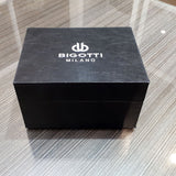 Bigotti Black Dial Calendar Stainless Steel Men's Watch | BG.1.10481-2