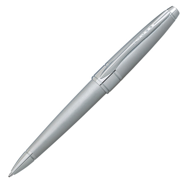 CROSS Apogee Ballpoint Pen in Brushed Chrome | AT0122-18