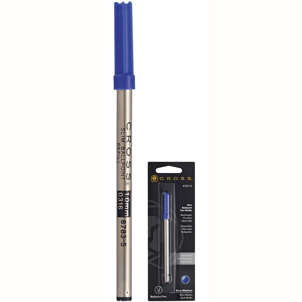 Cross Matrix Ballpoint Pen Refill, Fine Black, 3 Per Card | 8572-1