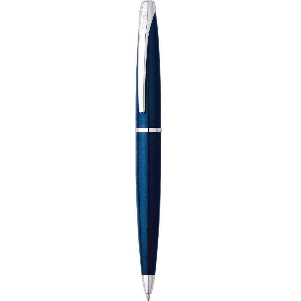 CROSS ATX Translucent Blue Lacquer Ballpoint Pen | 882-37