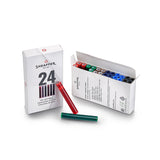 Sheaffer Calligraphy Glossy Black, Blue and Yellow Fountain pens Maxikit in Hangsell - F, M, B nibs