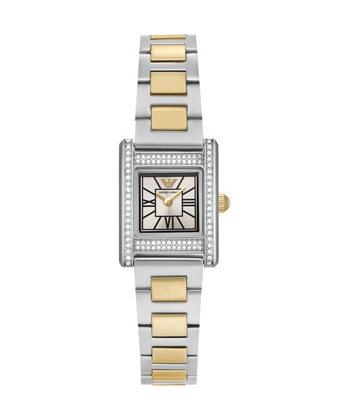 Emporio Armani Two-Hand Gold Stainless Steel Women's Dress Watch | AR11704