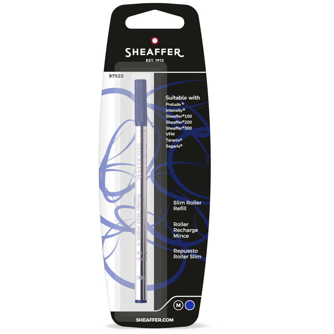 Sheaffer Slim Rollerball Refill - Blue Medium | 97525