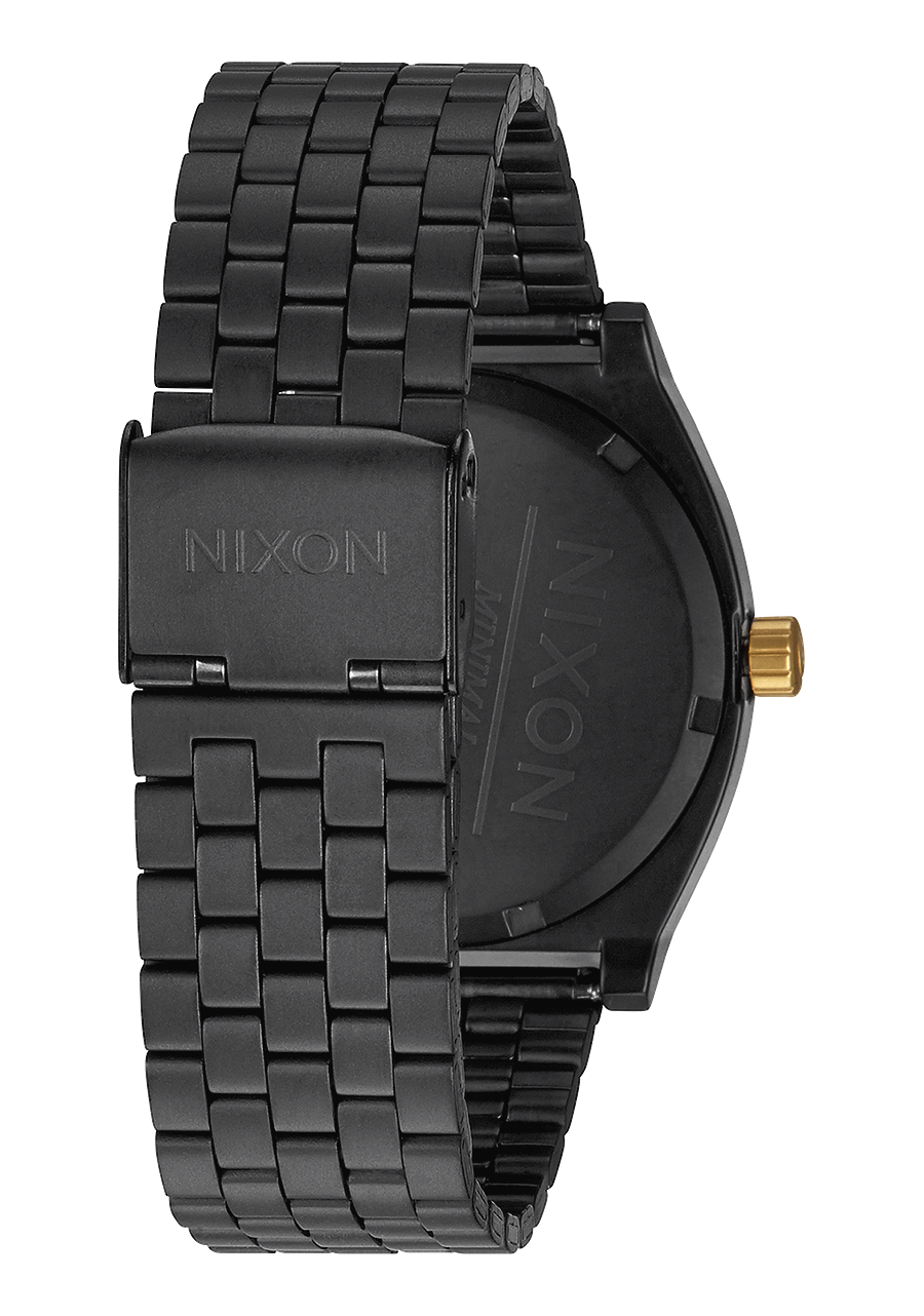 NIXON Time Teller Black Dial and Black Leather 34mm Unisex Watch - view 4