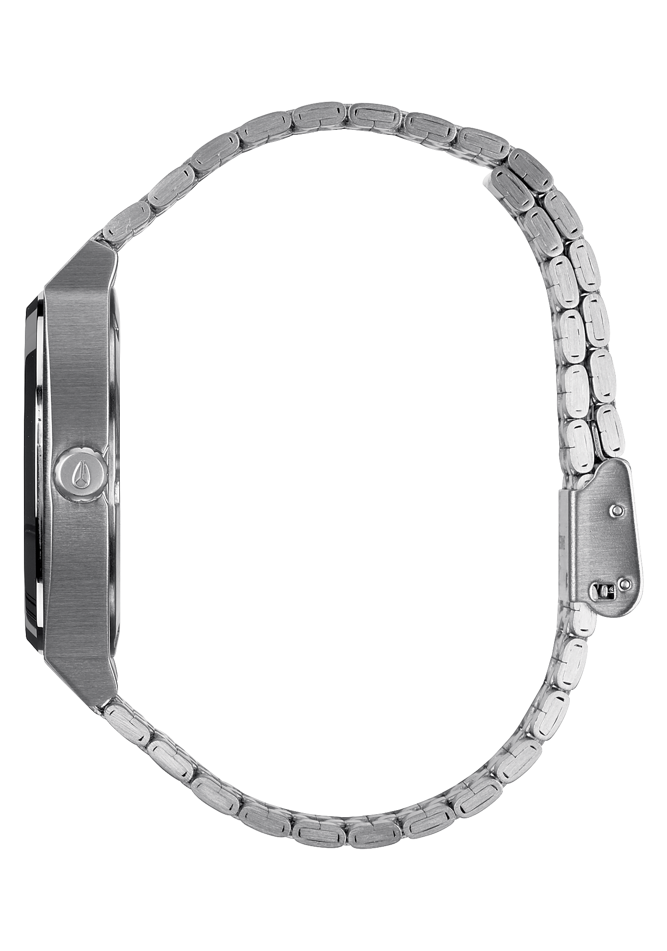 NIXON Time Teller Silver Dial and Silver Leather 34mm Unisex Watch - view 3