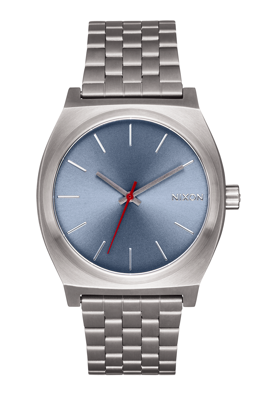 NIXON Time Teller Blue Dial and Blue Steel Bracelet 37mm Unisex Watch