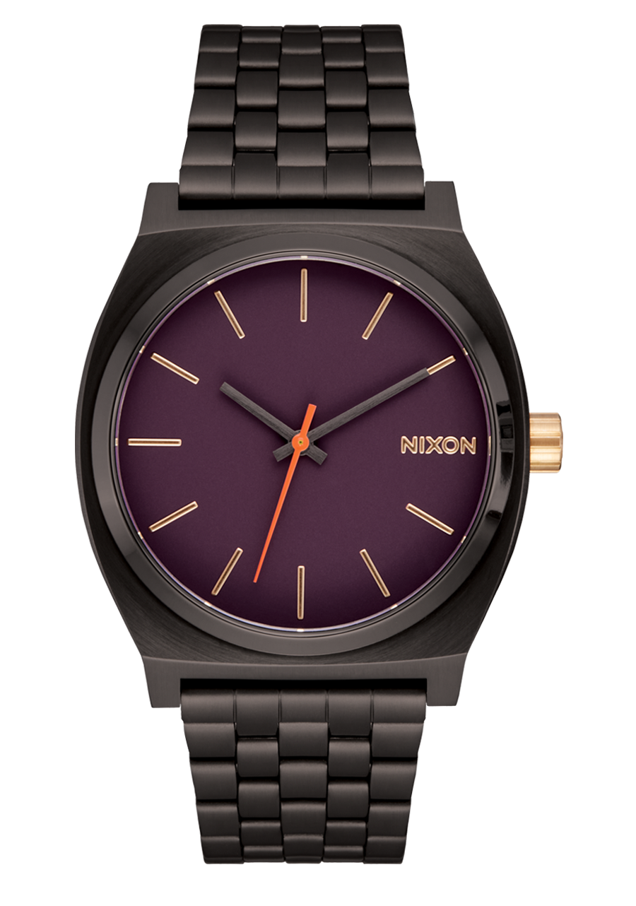 NIXON Time Teller Gold Dial and Gold Steel Bracelet 37mm Women's Watch