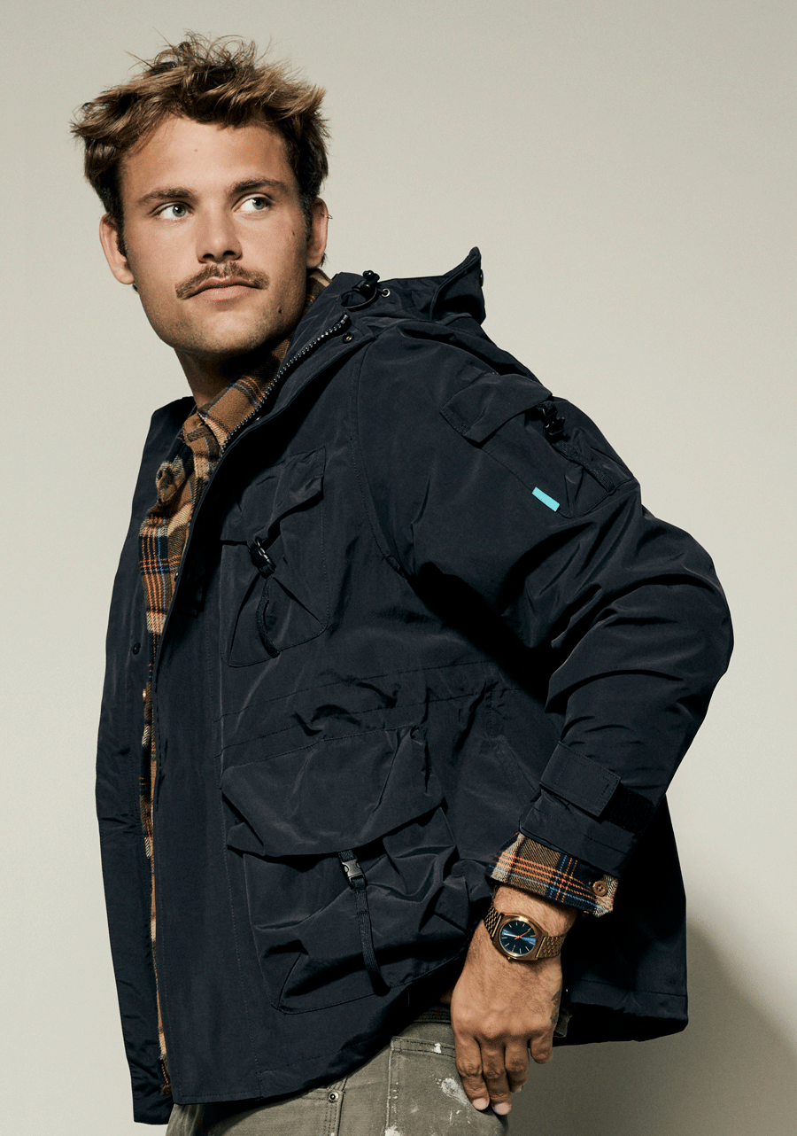 NIXON Time Teller - Desert Gold Arles Blue Unisex Watch | A0455301-00