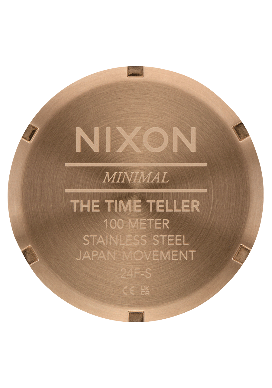 NIXON Time Teller - Desert Gold Arles Blue Unisex Watch | A0455301-00