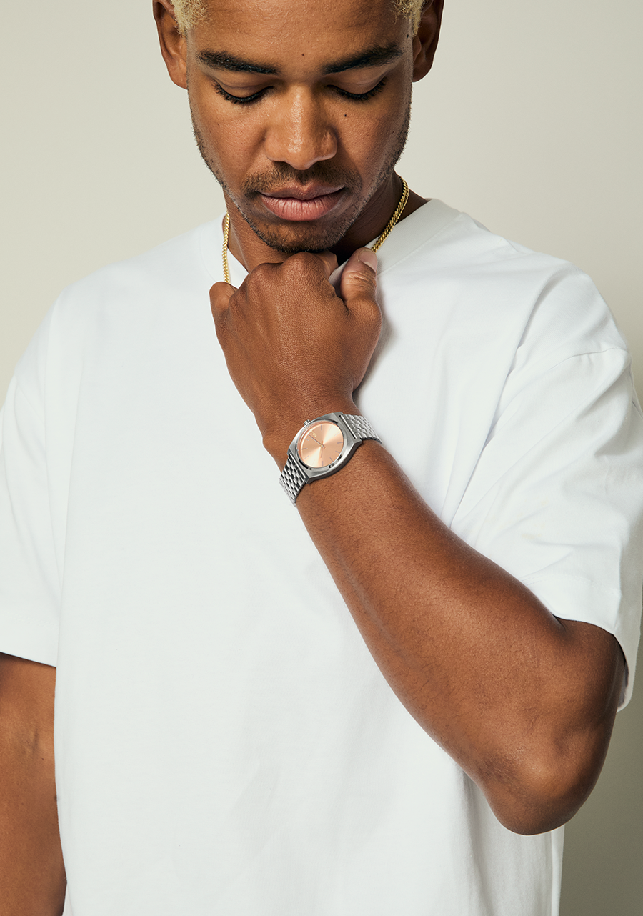 NIXON Time Teller - Silver Coral Unisex Watch | A0455339-00