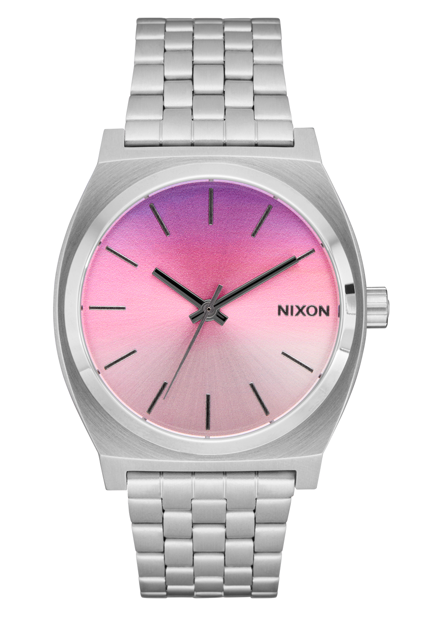 NIXON Time Teller - Silver Pink Dawn Unisex Watch | A0455356-00